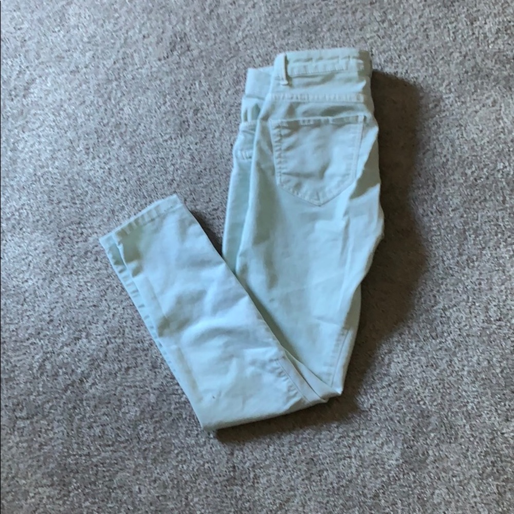 Zara Women Mint Skinny Jeans 27” inseam